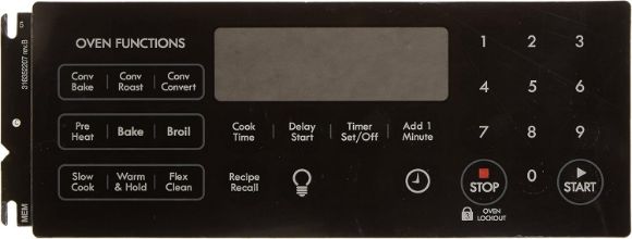 Picture of OEM Frigidaire 316352205 Clock Timer Overlay