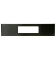 Picture of OEM General Electric (GE) WB36X41011 Black Stainless Backguard
