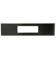 Picture of OEM General Electric (GE) WB36X37992 Black Stainless Backguard