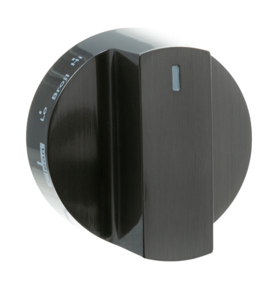 Picture of OEM General Electric (GE) WB03X39568 Black Stainless Knob Oven