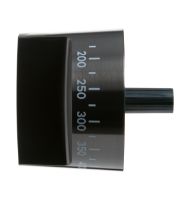 Picture of OEM General Electric (GE) WB03X39568 Black Stainless Knob Oven
