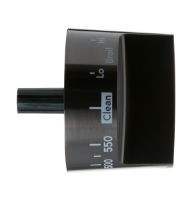 Picture of OEM General Electric (GE) WB03X39568 Black Stainless Knob Oven