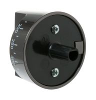 Picture of OEM General Electric (GE) WB03X39568 Black Stainless Knob Oven