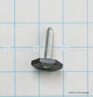 Picture of OEM General Electric (GE) WR02X43685 Glider - Leg Adjustable