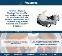 Picture of OEM Whirlpool W11481722 Washer Shift Actuator 