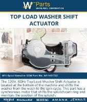 Picture of OEM Whirlpool W11481722 Washer Shift Actuator 