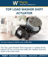 Picture of OEM Whirlpool Washer Brake Shift Actuator W10913953
