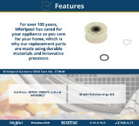 Picture of OEM Whirlpool Dryer Idler Pulley 279640