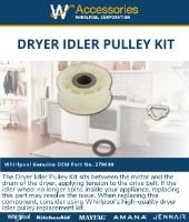Picture of OEM Whirlpool Dryer Idler Pulley 279640