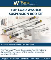 Picture of OEM Whirlpool Tub Suspension Assy (4 Pack) W10780045