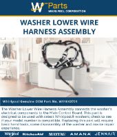 Picture of OEM Whirlpool W11643701 Washer Lower Wiring Harness