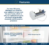 Picture of OEM Whirlpool Icemaker Assembly W10884390