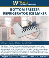 Picture of OEM Whirlpool Icemaker Assembly W10884390