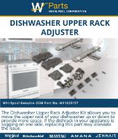 Picture of OEM Whirlpool Dishwasher Adjuster Kit W10712395