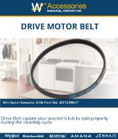 Picture of OEM Whirlpool W11239857 Washer Drive Belt