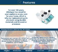 Picture of OEM Whirlpool Valve W10839828