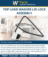 Picture of OEM Whirlpool W11670519 Top Load Washer Lid Lock Assembly