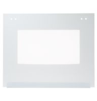 Picture of OEM General Electric (GE) WB56X33710 White Glass Door And Trim