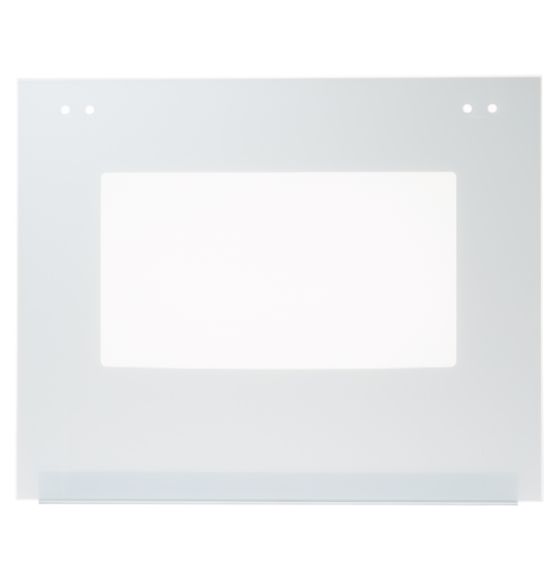 Picture of OEM General Electric (GE) WB56X33710 White Glass Door And Trim