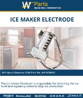 Picture of OEM Whirlpool W11658802 Ice Maker Assembly