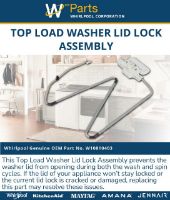 Picture of OEM Whirlpool W10810403 Washer Lid Lock Assembly