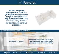 Picture of OEM Whirlpool W11700250 Refrigerator Icemaker