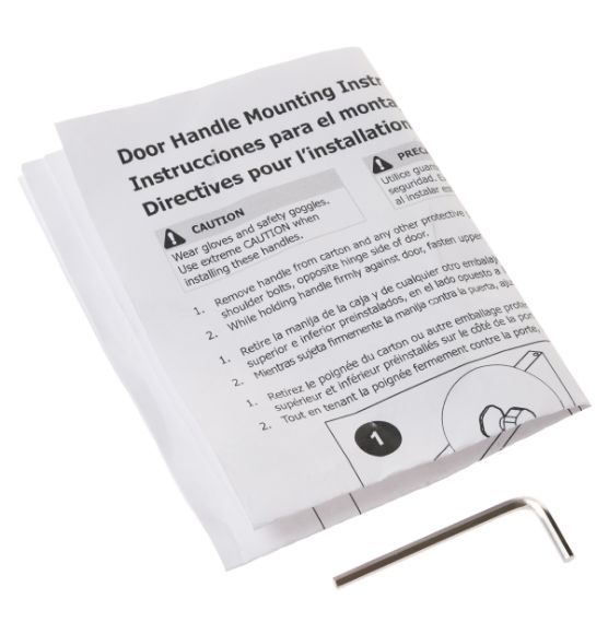 Picture of OEM GE Handle Install WR12X23533