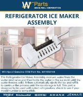 Picture of OEM Whirlpool W11692144 Genuine Ice Maker Assembly