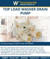 Picture of OEM Whirlpool Pump-Water 3352492