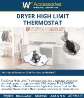 Picture of OEM Whirlpool W10900067 Thermal Cut-Off / High-Limit Fuse Kit