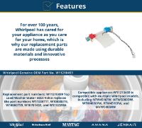 Picture of OEM Whirlpool Washer W11210459 Water Inlet Valve Assembly