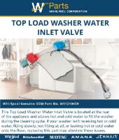 Picture of OEM Whirlpool Washer W11210459 Water Inlet Valve Assembly
