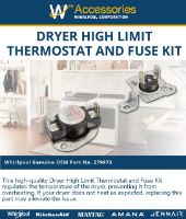 Picture of OEM Whirlpool Dryer 279973 Thermal Cut-Off / High-Limit Kit
