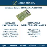 Picture of OEM Whirlpool W11544456 Microwave Control Board Assembly