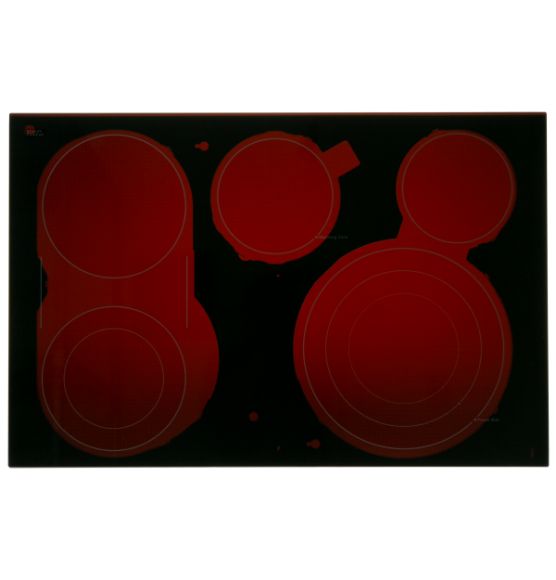 Picture of OEM General Electric (GE) WB62X42426 Maintop Glass Asm (Dg)