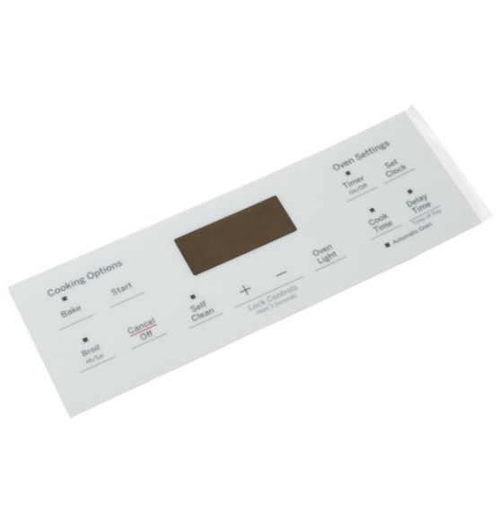 Picture of OEM General Electric (GE) WB07X44619 Faceplate Graphics-white