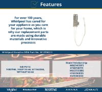 Picture of OEM Whirlpool Oven Igniter WP7432P143-60