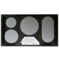 Picture of OEM General Electric (GE) WB62X44618 Maintop Glass & Frame