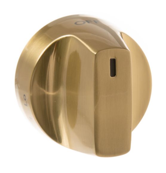 Picture of OEM General Electric (GE) WB03X46018 Champaigne Gold Knob Asm