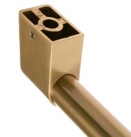 Picture of OEM General Electric (GE) WR12X44298 Brushed Brass Door Handle