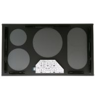 Picture of OEM General Electric (GE) WB62X44604 Maintop Glass & Frame