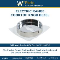 Picture of W11188712 Bezel-Knob – Whirlpool Range Cooktop Control | Genuine OEM Part