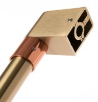Picture of OEM General Electric (GE) WR12X44295 Brushed Brass Door Handle