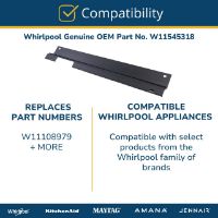 Picture of W11545318 Dishwasher Access Panel – Whirlpool | Genuine OEM Part