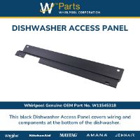 Picture of W11545318 Dishwasher Access Panel – Whirlpool | Genuine OEM Part