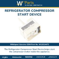 Picture of W11524472 Compressor Start Device – Whirlpool Refrigerator | Genuine OEM Part