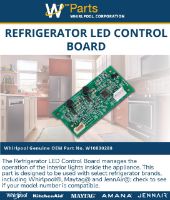 Picture of W10830288 LED Electronic Control Board – Whirlpool Refrigerator | Genuine OEM Part