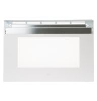 Picture of OEM GE Range Oven Door Outer Panel (White) WB56X20057