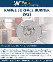 Picture of WPW10515455 Surface Burner Head – Whirlpool / Maytag / KitchenAid Gas Range | Genuine OEM Part