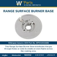 Picture of WPW10515455 Surface Burner Head – Whirlpool / Maytag / KitchenAid Gas Range | Genuine OEM Part